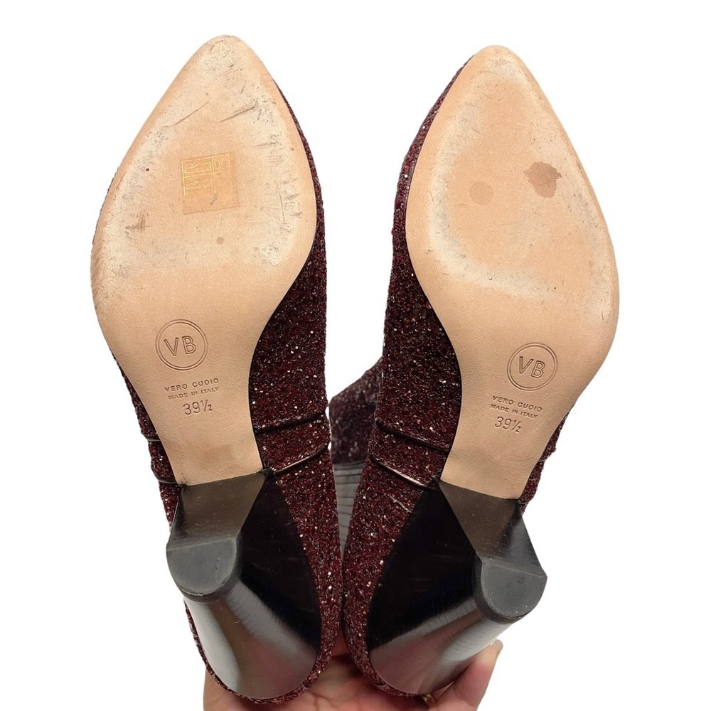 Veronica Beard Bennett Crushed Glitter Booties - Picture 5 of 9